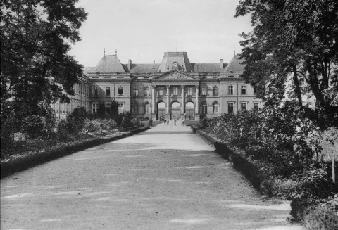 Illustration du parc des Bosquets en 1903